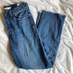 Levi’s Wedgie Fit High Rise Straight Leg Jeans